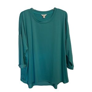 Women’s 3/4 round hem Top Size 2X